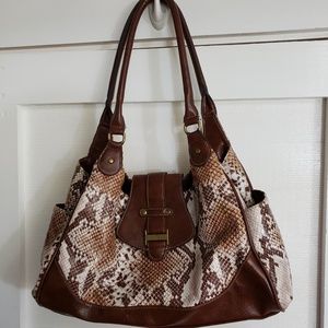 Minicci foe snakeskin bag